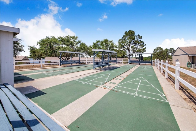 151 Winter Ridge Dr Unit 151, Winter Haven, FL 33881 - view of property's community with fence and shuffleboard