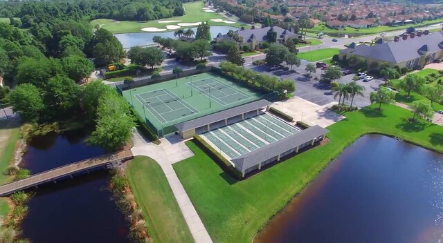 4480 Turnberry Ln, Lake Wales, FL 33859 - birds eye view of property featuring a water view