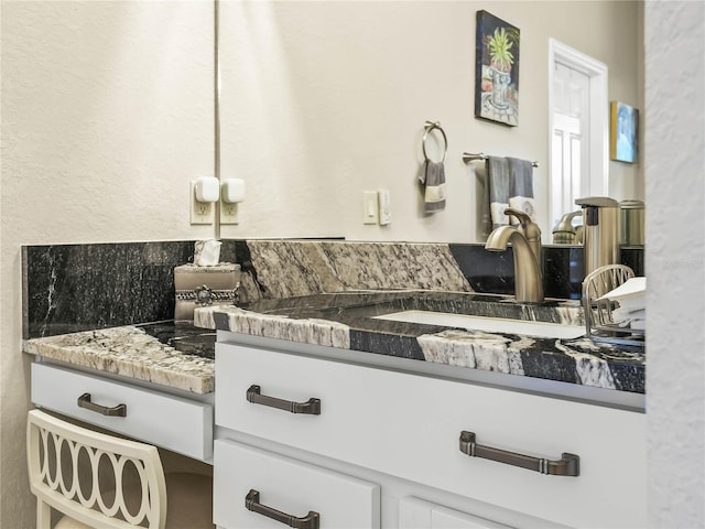 interior space featuring vanity