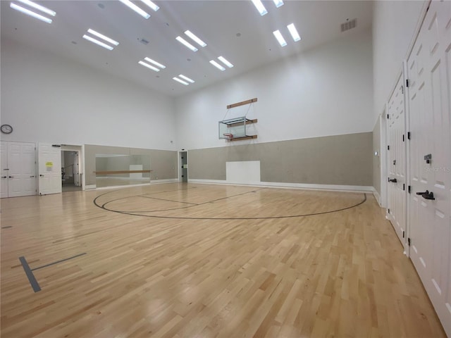view of sport court featuring community basketball court