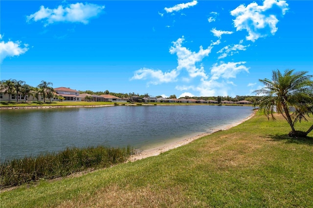 water view featuring nearby suburban area