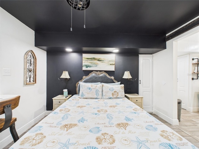 2222 12th St NW, Winter Haven, FL 33881 - bedroom featuring baseboards and light wood finished floors