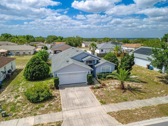 birds eye view of property featuring a residential view