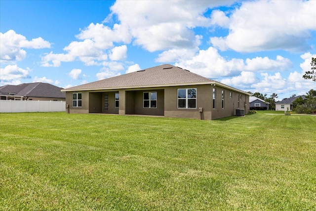 5277 Pebble Beach Dr, Sebring, FL 33872 - rear view of house featuring stucco siding and roof with shingles