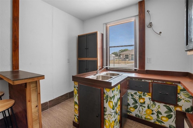 305 Armour Ave, Auburndale, FL 33823 - office space with a sink and wood finished floors