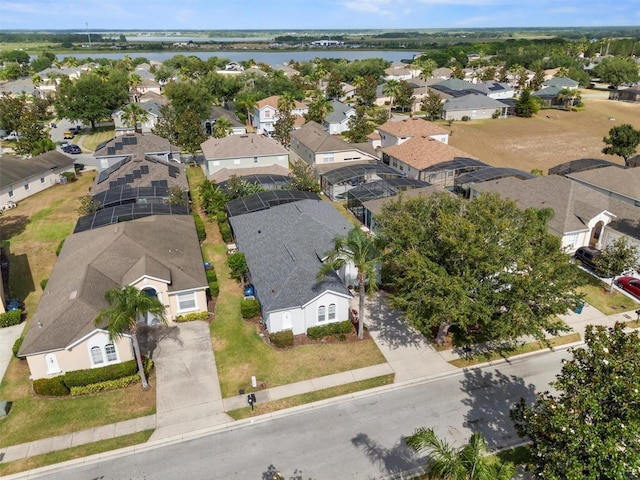 135 Minniehaha Cir, Haines City, FL 33844 - aerial view of residential area with a large body of water