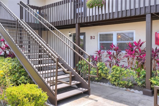 view of staircase