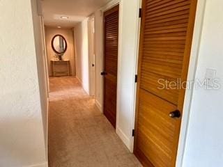 133 Palm View Ct Unit 3513/4, Haines City, FL 33844 - hallway featuring light carpet and baseboards