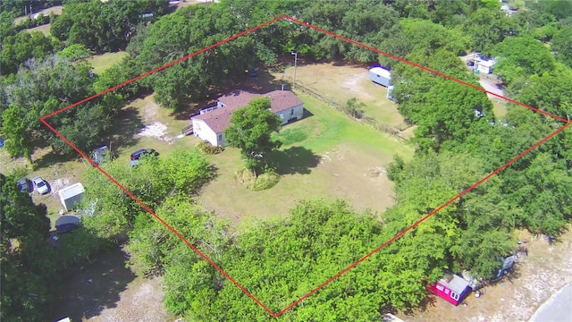 1294 1/2 38th St NW, Winter Haven, FL 33881 - aerial view of property and surrounding area featuring property parcel outlined