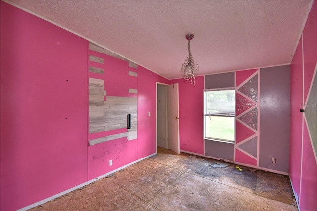 1294 1/2 38th St NW, Winter Haven, FL 33881 - empty room with a textured ceiling