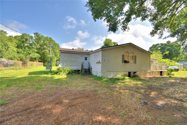 1294 1/2 38th St NW, Winter Haven, FL 33881 - back of house with entry steps