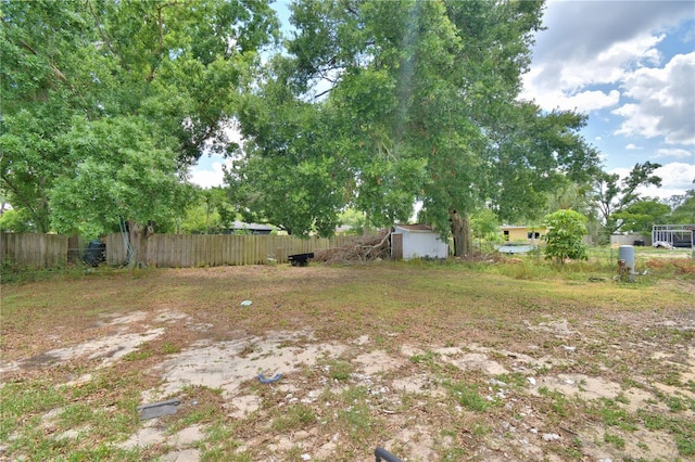 780 Oleander Dr SE, Winter Haven, FL 33880 - view of yard with fence, a shed, and an outdoor structure
