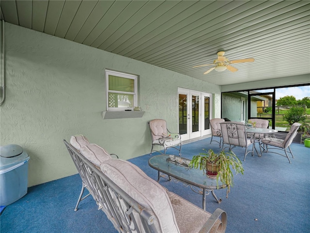 409 N 6th St, Lake Hamilton, FL 33851 - sunroom / solarium with french doors