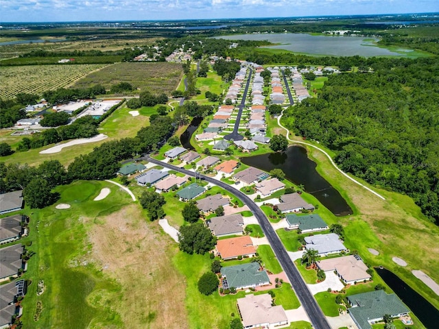 4005 Carter Creek Dr, Avon Park, FL 33825 - aerial view of property's location with a nearby body of water, nearby suburban area, and a local golf course