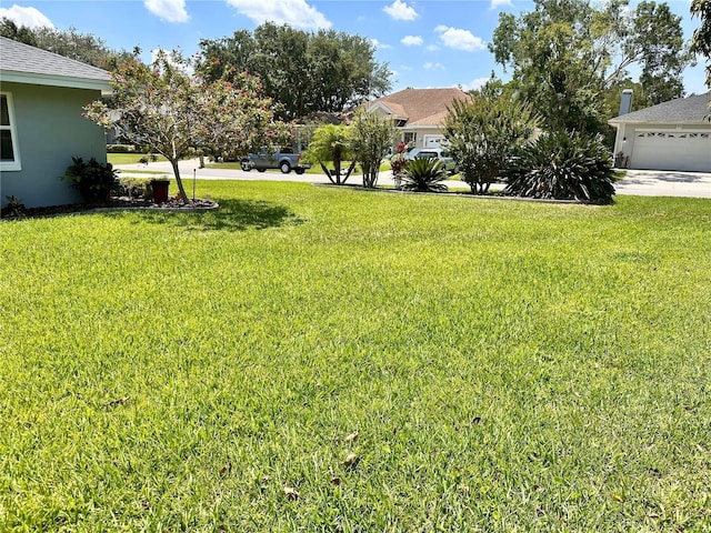109 Lake Mariam Way, Winter Haven, FL 33884 - view of grassy yard with concrete driveway