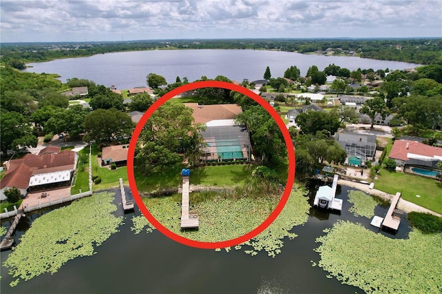 255 Lake Link Rd, Winter Haven, FL 33884 - drone / aerial view of a large body of water