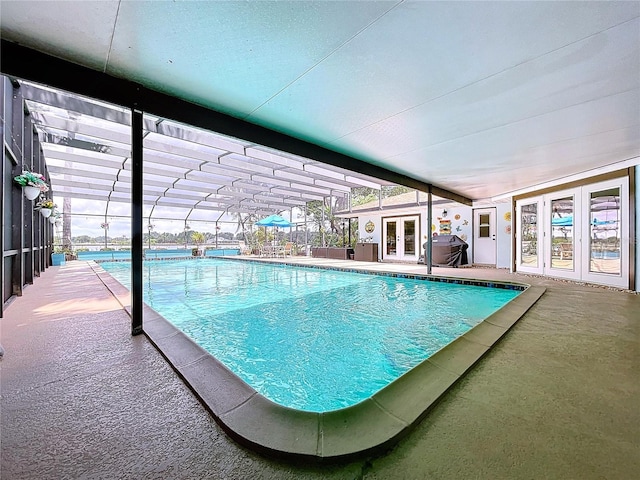 255 Lake Link Rd, Winter Haven, FL 33884 - swimming pool featuring french doors