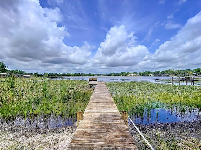 255 Lake Link Rd, Winter Haven, FL 33884 - dock area with a water view