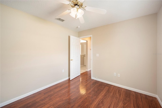 630 Heather Glen Loop, Winter Haven, FL 33884 - spare room with baseboards, wood finished floors, and ceiling fan