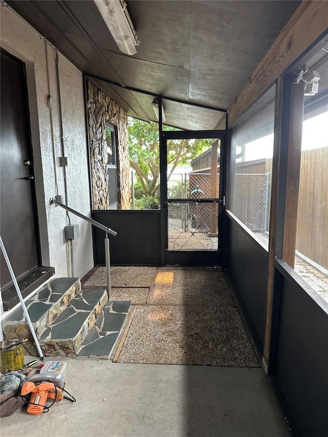 9402 Cat Track Trl, Lake Wales, FL 33898 - unfurnished sunroom with plenty of natural light