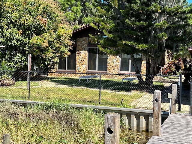 9402 Cat Track Trl, Lake Wales, FL 33898 - view of dock area