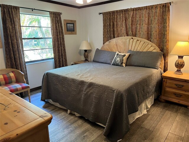 9402 Cat Track Trl, Lake Wales, FL 33898 - bedroom featuring hardwood / wood-style floors