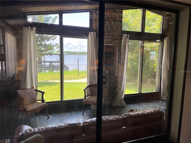 9402 Cat Track Trl, Lake Wales, FL 33898 - entryway with a water view