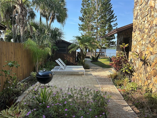 9402 Cat Track Trl, Lake Wales, FL 33898 - view of patio with fence