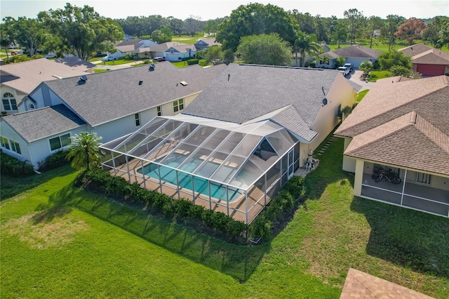 560 Saint Andrews Rd, Winter Haven, FL 33884 - aerial perspective of suburban area with a pool