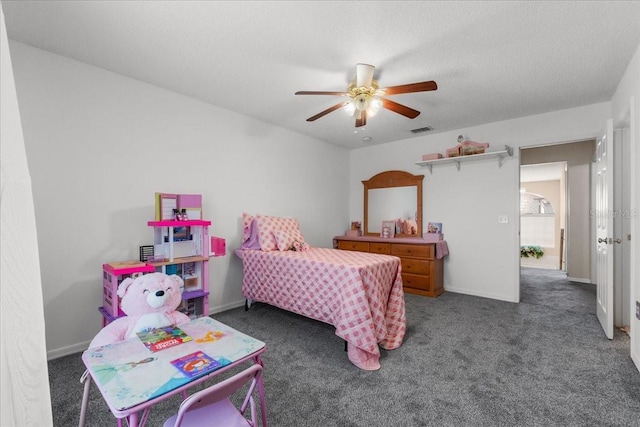 1800 Emily Dr, Winter Haven, FL 33884 - carpeted bedroom with ceiling fan and baseboards