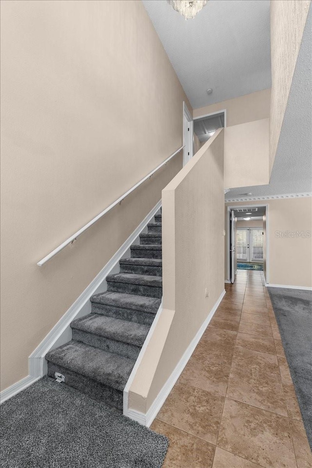 1800 Emily Dr, Winter Haven, FL 33884 - staircase with baseboards