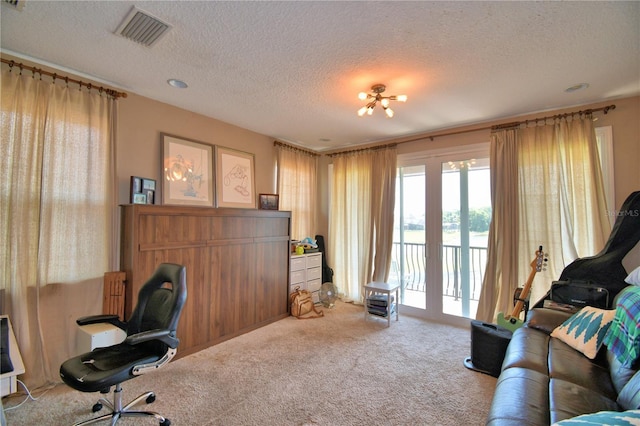 2340 Pinehurst Ct, Davenport, FL 33837 - carpeted office space with a textured ceiling