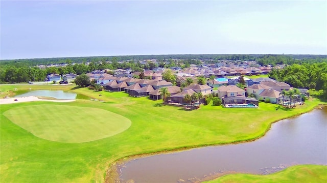 2340 Pinehurst Ct, Davenport, FL 33837 - aerial view of residential area featuring a nearby body of water and a local golf course