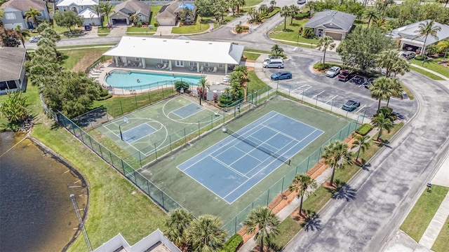 122 Port Royal Ct, Sebastian, FL 32958 - aerial view of residential area with a pool