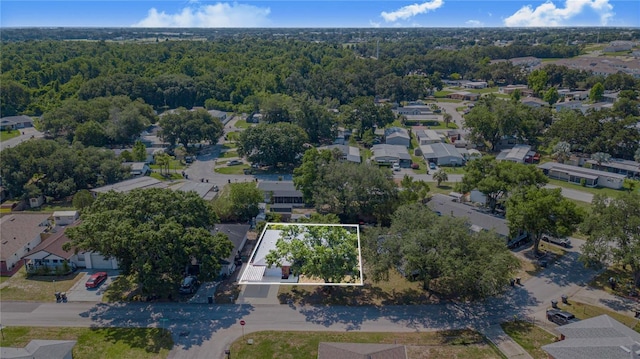 40 Westridge Rd, Davenport, FL 33837 - aerial perspective of suburban area featuring property parcel outlined