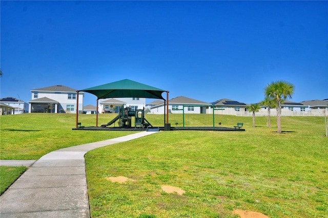 1100 Sugarwood St, Davenport, FL 33837 - view of grassy yard featuring a residential view