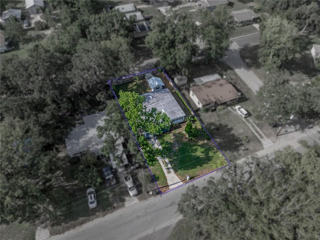 1140 W Seminole Trl, Bartow, FL 33830 - aerial view of property and surrounding area featuring property boundaries highlighted