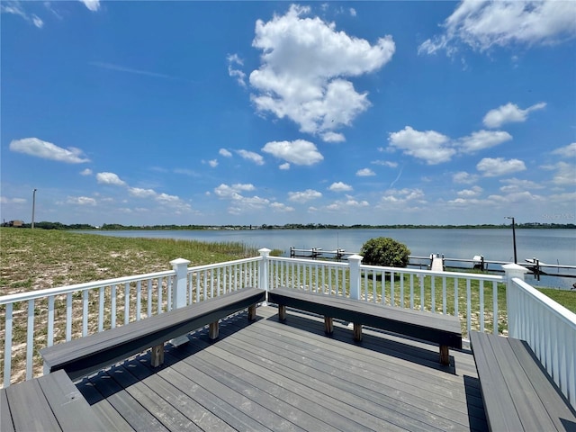 254 Winter Ridge Blvd Unit 254, Winter Haven, FL 33881 - wooden terrace featuring a water view