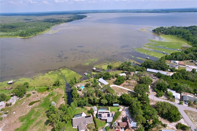 3705 Pine Cir, Lake Wales, FL 33898 - aerial overview of property's location featuring a large body of water