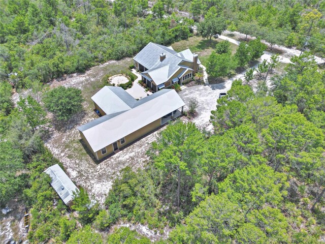540 Phillips Rd, Sebring, FL 33875 - aerial view of property and surrounding area with a heavily wooded area