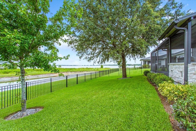 505 Adams View Ln, Auburndale, FL 33823 - view of yard with a water view