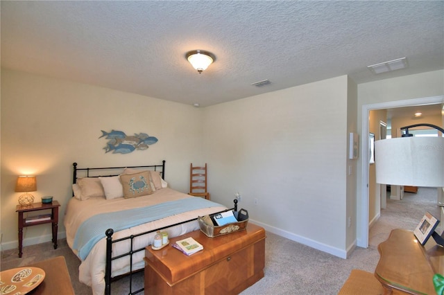 1433 Bunker Dr, Davenport, FL 33896 - bedroom featuring light colored carpet, baseboards, and a textured ceiling