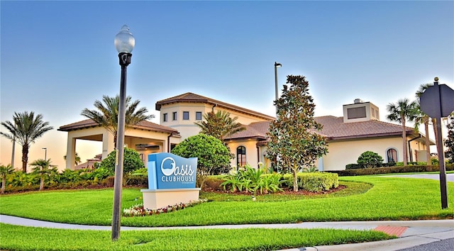 1433 Bunker Dr, Davenport, FL 33896 - view of front of property featuring a front lawn and stucco siding