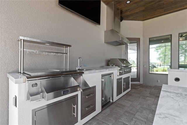 209 Pine Lilly Ct, Lake Alfred, FL 33850 - view of patio featuring a sink