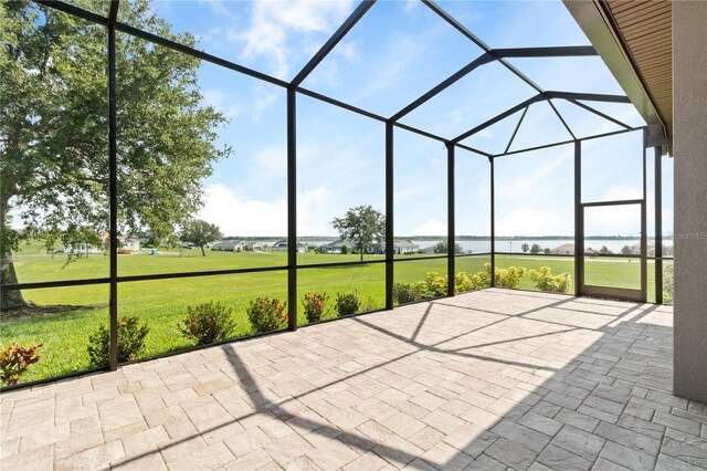 209 Pine Lilly Ct, Lake Alfred, FL 33850 - view of patio with glass enclosure