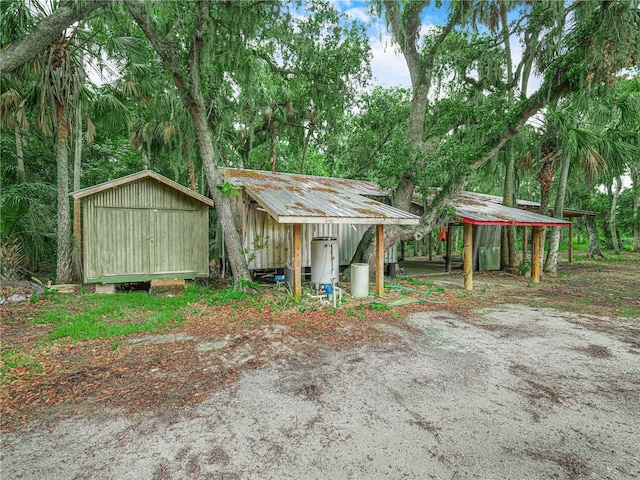 2530 Arbuckle Shores Rd, Frostproof, FL 33843 - view of shed with a carport