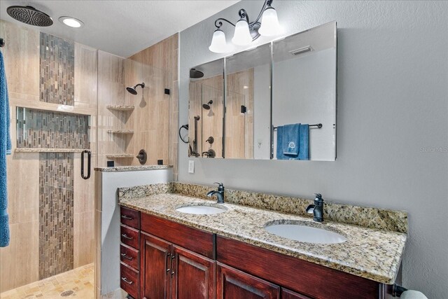 1273 Scrub Jay Trl, Frostproof, FL 33843 - full bathroom with a shower stall and double vanity
