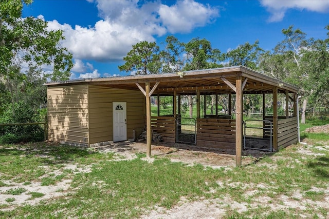 1273 Scrub Jay Trl, Frostproof, FL 33843 - view of property's community with an exterior structure and an outbuilding