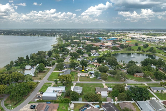 304 W Lake Ave, Auburndale, FL 33823 - aerial perspective of suburban area with a nearby body of water