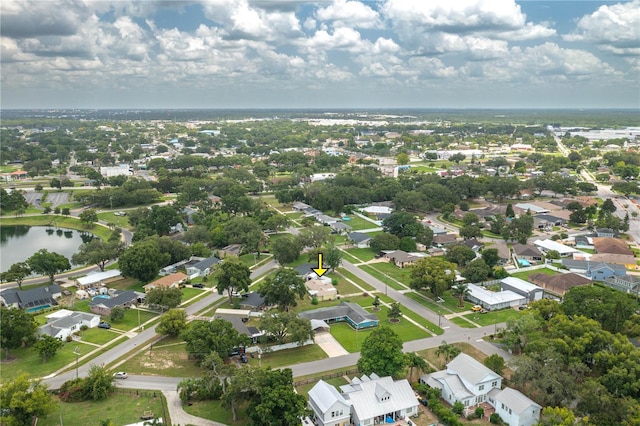 304 W Lake Ave, Auburndale, FL 33823 - aerial view of residential area with a nearby body of water
